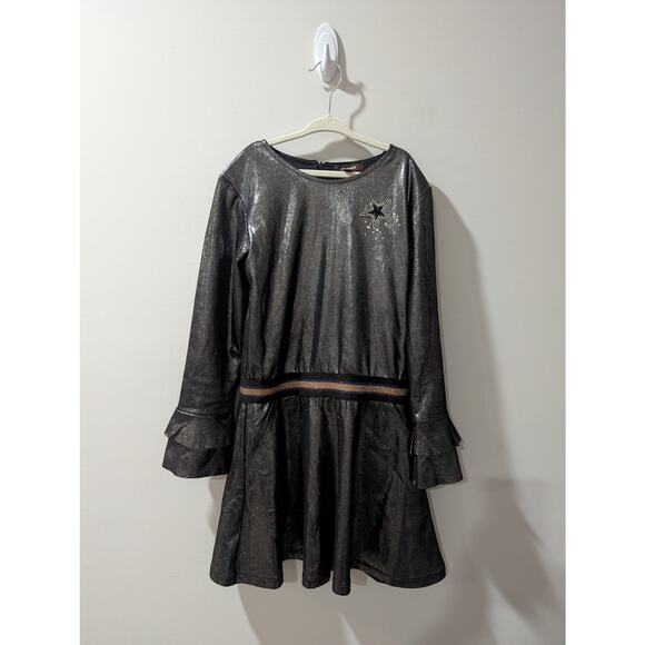 Imoga Girls Metallic Star Marilla Dress - Picture 1 of 6